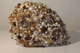Crystal Bouquet - Oval Gold