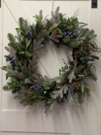 Christmas Wreath Blue Berry Large 65cm