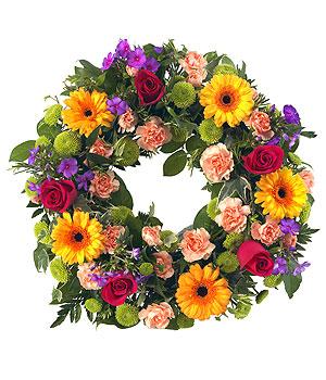 Wreath  Bright Colours